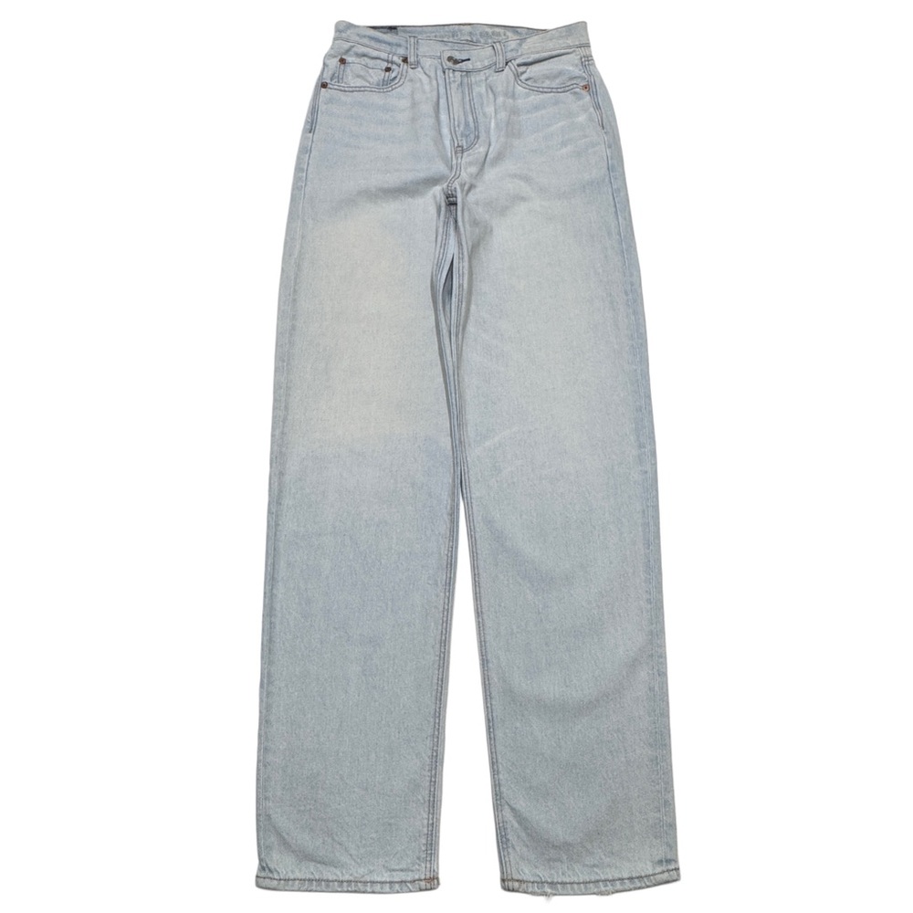 {AE American Eagle} "Highest Rise Baggy Straight" Loose Relaxed Denim Jeans